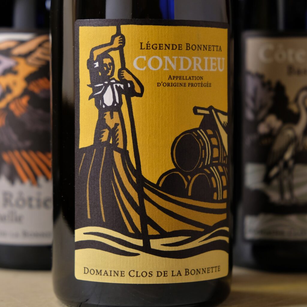 Photo d'une bouteille de Condrieu Légende Bonnetta