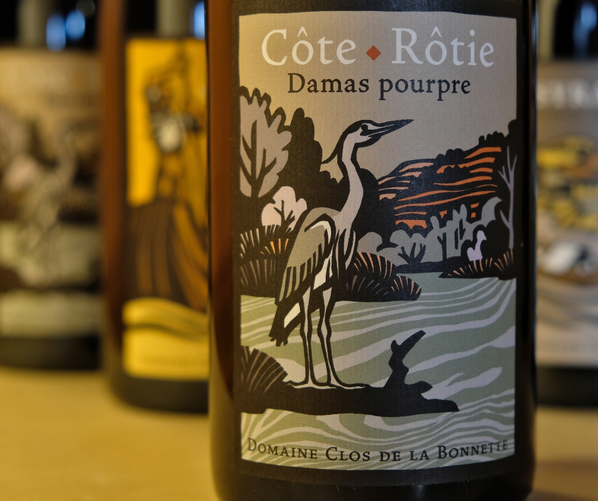 Photo bouteille Côte-Rôtie Damas