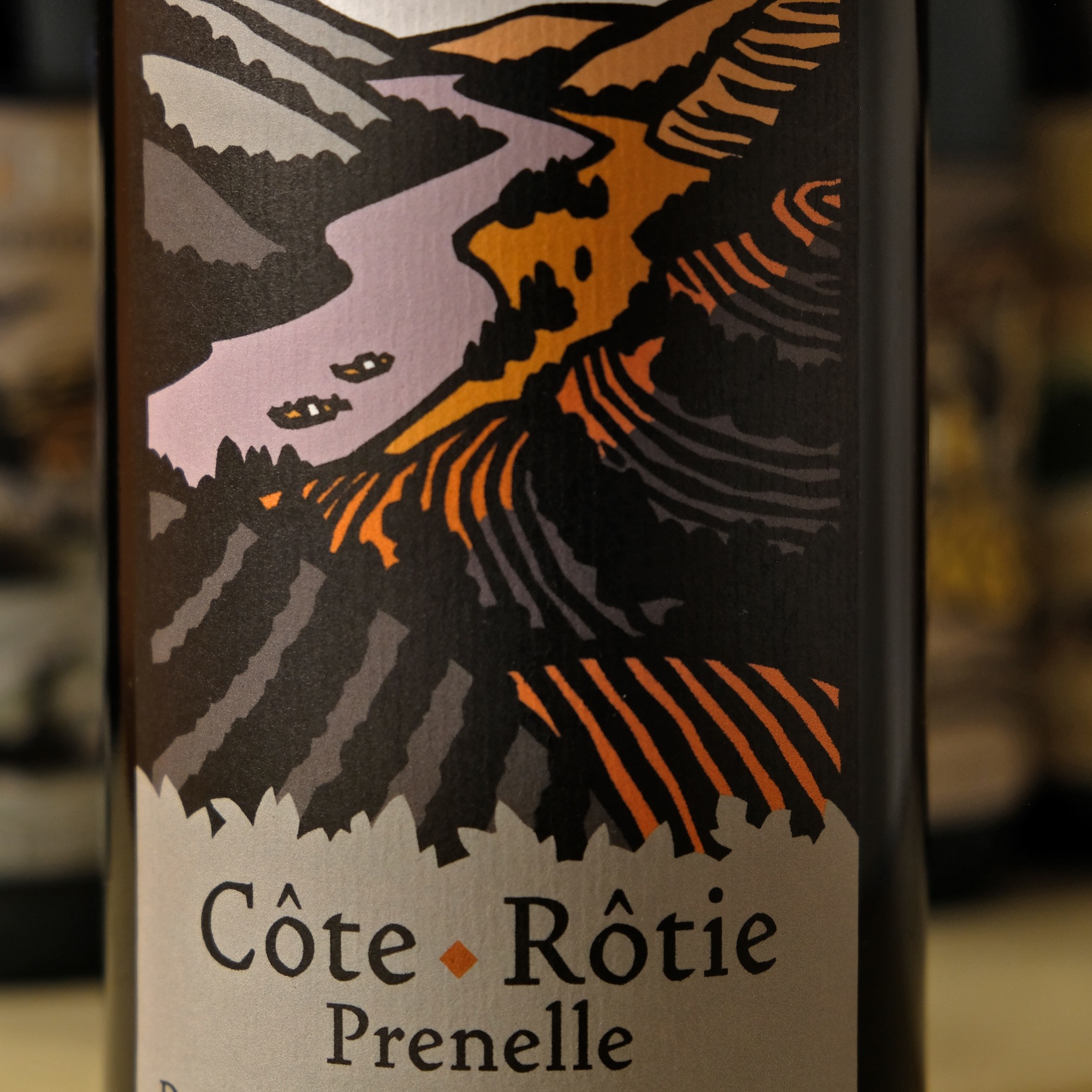 étiquette Côte-Rôtie Prenelle